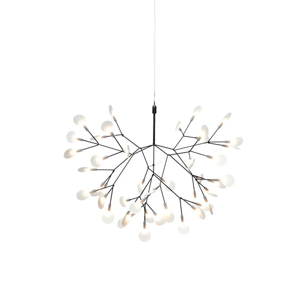 Moderne lysekrone i grendesign