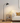 Moderne skandinavisk buegulvlampe